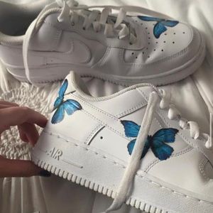 Butterfly Nike Air force 1’s